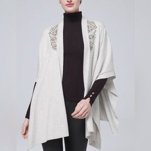 White House Black Market Ruana Wrap